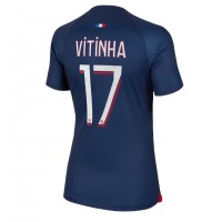 Camiseta Paris Saint-Germain Vitinha Ferreira #17 Primera Equipación Replica 2023-24 para mujer mangas cortas